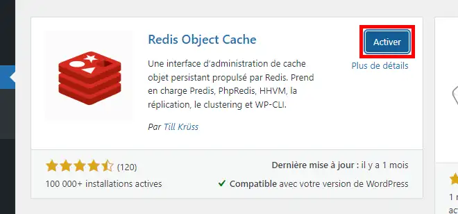 Utiliser Redis comme cache d'objet persistant pour WordPress sur cPanel