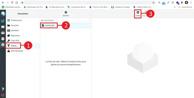 Webmail : Guide d'utilisation Roundcube - Comment créer un auto-répondeur ?