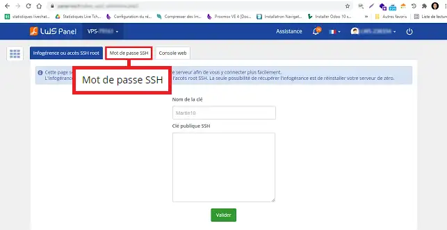 Comment modifier le mot de passe SSH d'un serveur dédié VPS ?